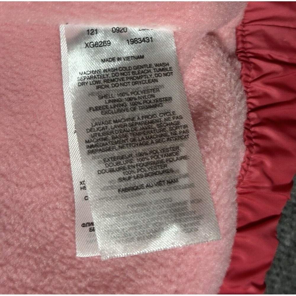 Columbia Jacket Girls 14 /16 Pink Windbreaker Colorblock PFG Vented Lightweight - Picture 9 of 9